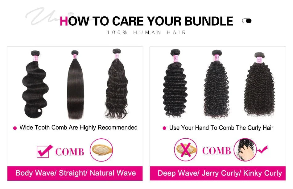 Unice Brown Balayage Straight Human Hair Bundles 3PCS Deal 100% Human Hair Extensions Pre Colored Human Hair Sew In Weaves