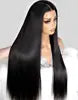13x6 Raw Indian Lace Frontal Wig,Raw Glueless HD Full Lace Front Wigs,Straight Wave  Virgin Human Hair Wig