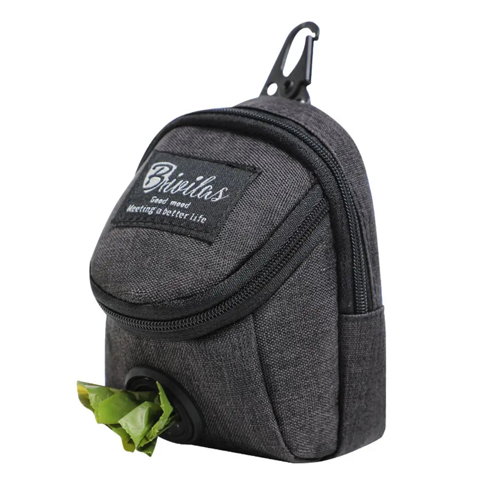 Pet Poop Bags Dispenser Dog Treat Pouch Portable Dog Training Bag Outdoor Travel Dog Poop Bag Durable Pet Accessories