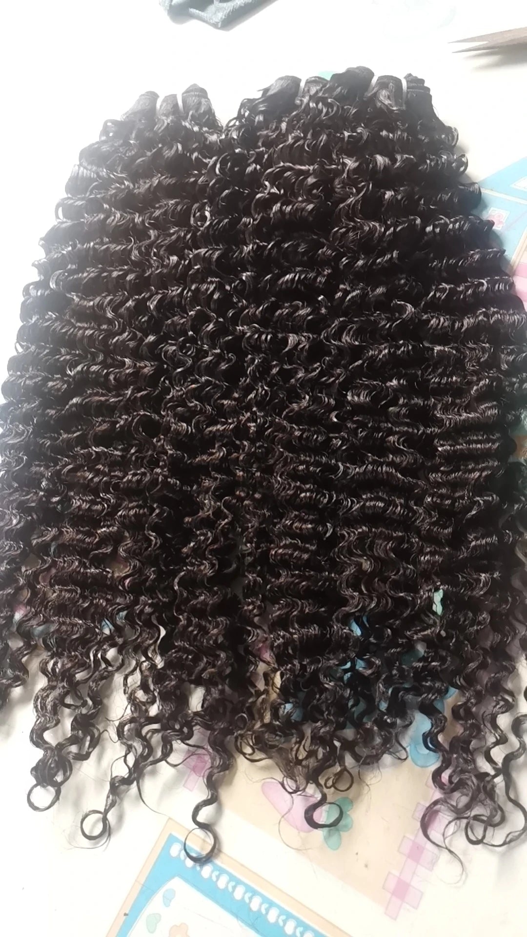 Wholesale Vendor Kinky Curly Burmese Curly Hair Weft Raw Virgin Brazilian Hair for Black Women Hair Bundle