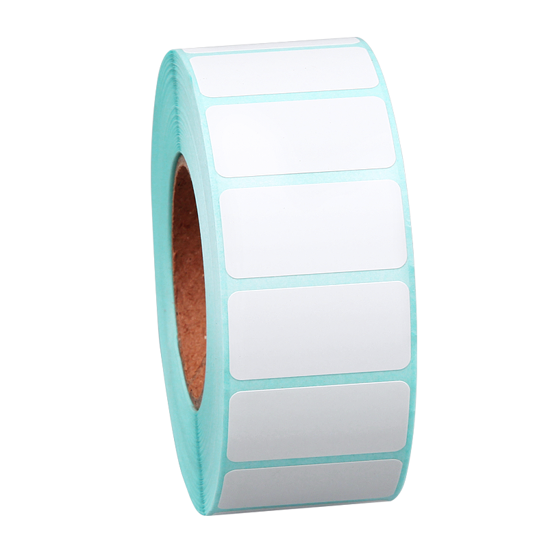 LTLL BPA Free 30x15 mm 1500 Sheet Waterproof Adhesive Blank Mini Direct Thermal Sticker Label Roll for Supermarket Barcode