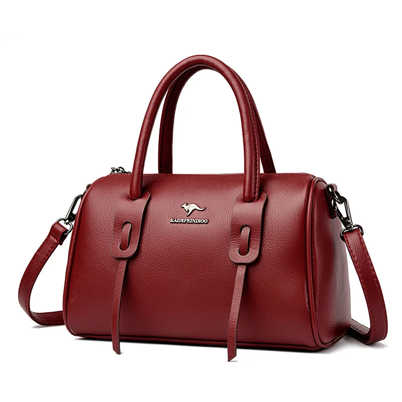 High Quality  Top Factory Custom Pu Leather KAIDIFEINIROO Brand  Luxury Tote with Shoulder Crossbody Hand Bags for Ladies