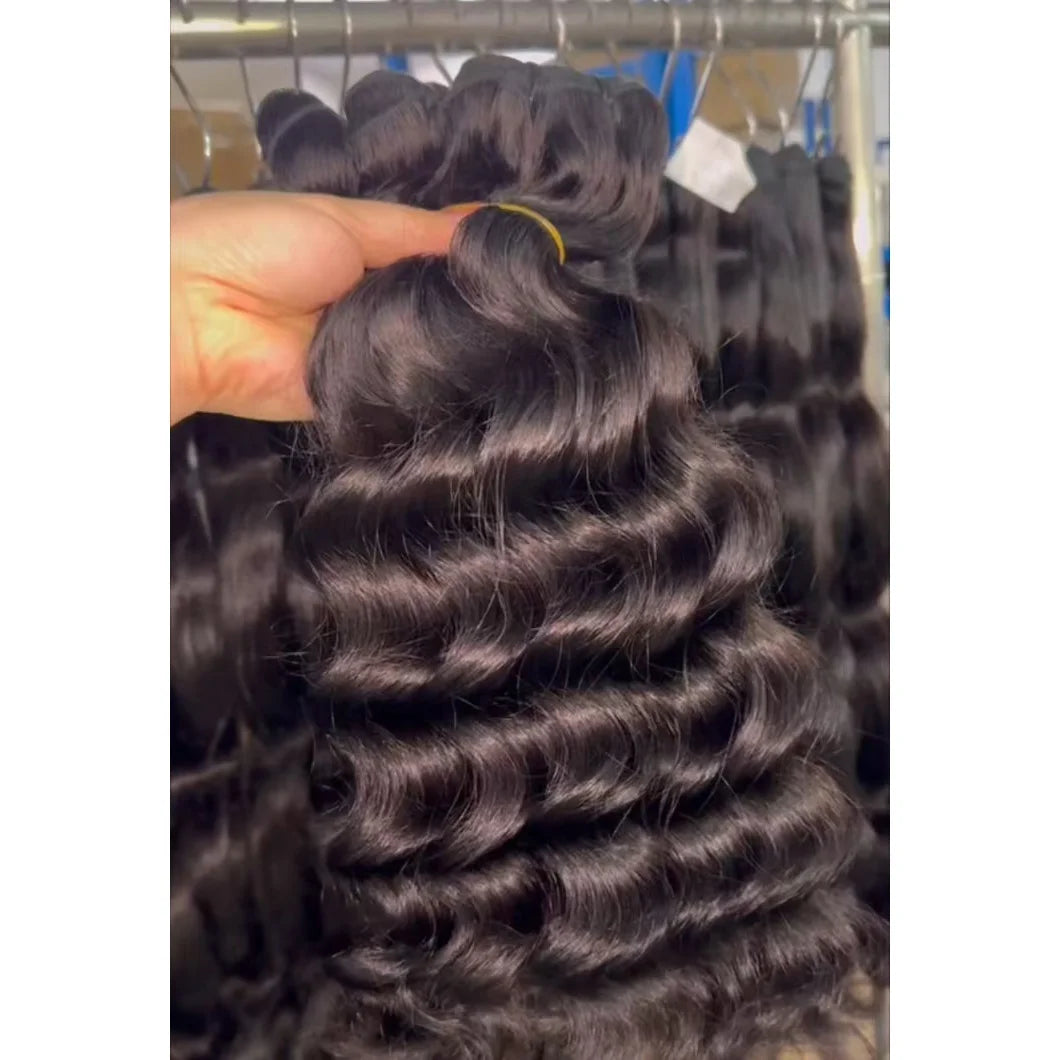 Wholesale Raw Human Hair Extension Cuticle Aligned Burmese Kinky Curly Hair Bundles