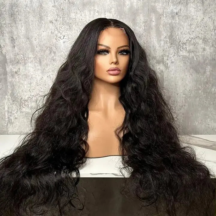 Wholesale 13x6 HD Lace Frontal Glueless Extensions Long Straight Body Wave Black Women's Wear Go Hair Wigs Made Raw Deep Wave