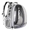 Portable Breathable Oxford Polyester Zipper Transparent Outside Cat Bag Pet Backpack Carrier for Cats