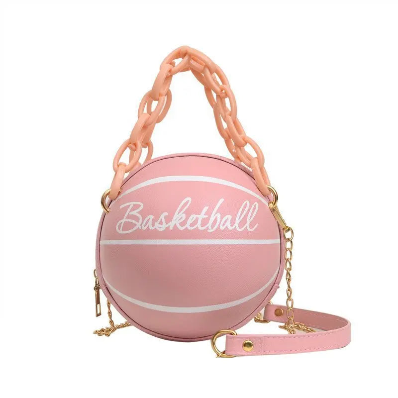 Popular Design Mini Women Round Shape Handbag Basket Ball Bags Handbags