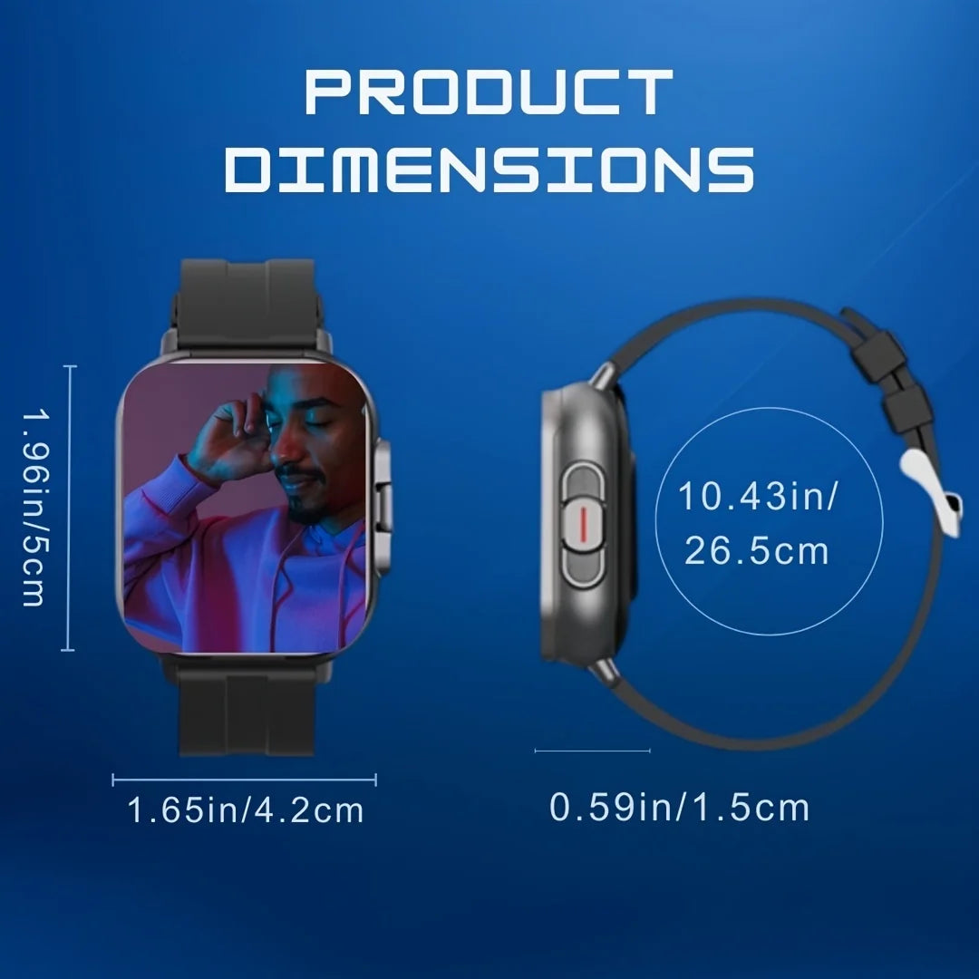 2-in-1 Smart Watch with Earbuds Wireless 2. 01 Inch Display TWS Earphones Headset Make Answer Call Sport Smartwatch for