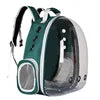 Portable Breathable Oxford Polyester Zipper Transparent Outside Cat Bag Pet Backpack Carrier for Cats