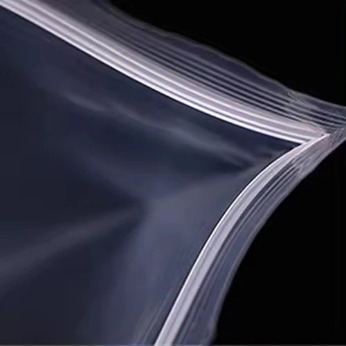 Stock Resealable LDPE Transparent Plastic Zipper Bag Thickened Grip Seal PE Clear Zip Lock Packaging Bags for Lollipops