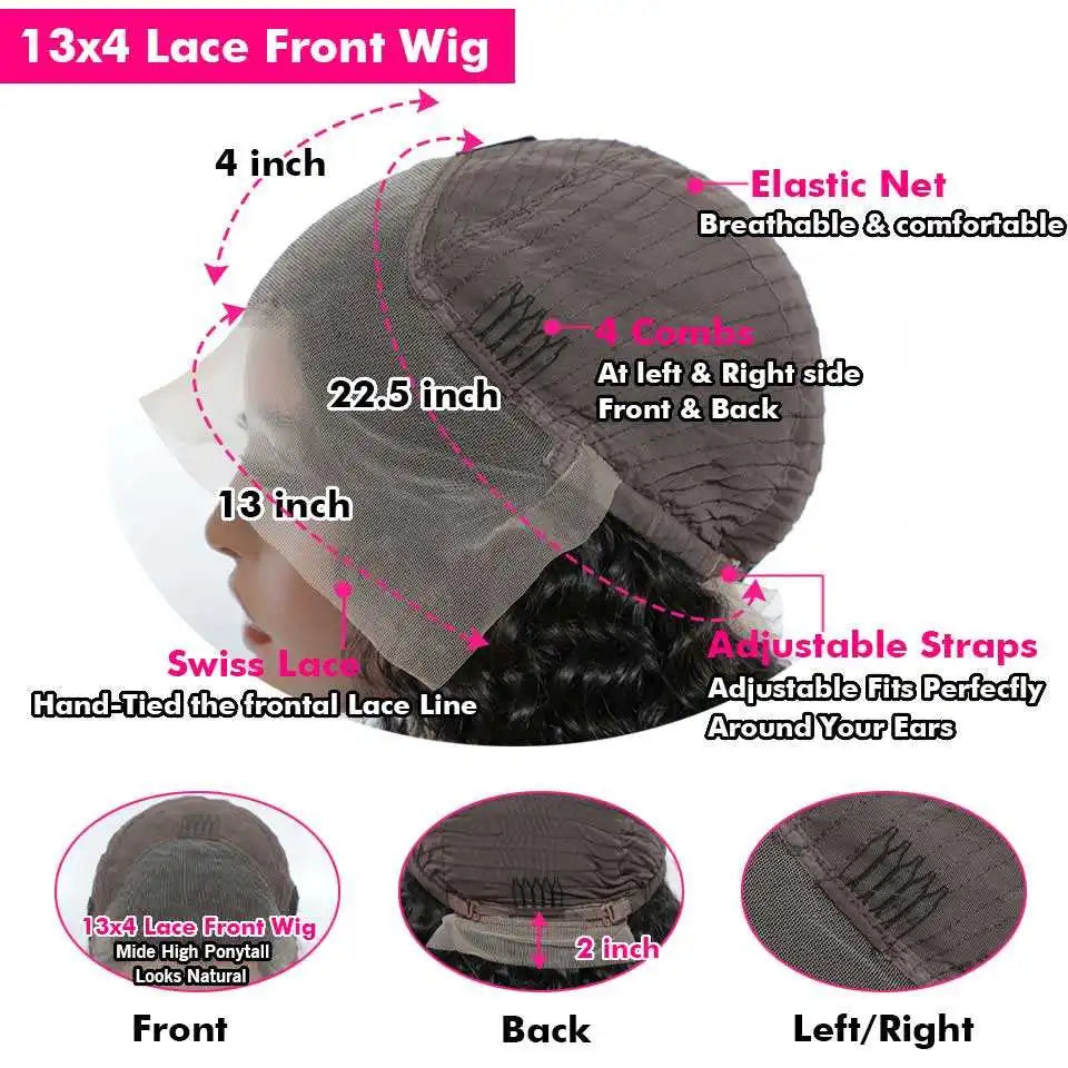 Body Wave Transparent Hd Full Lace Human Hair Wig Body Wave 13*4 Lace Wigs Human Hair Lace Frontal for Black Women