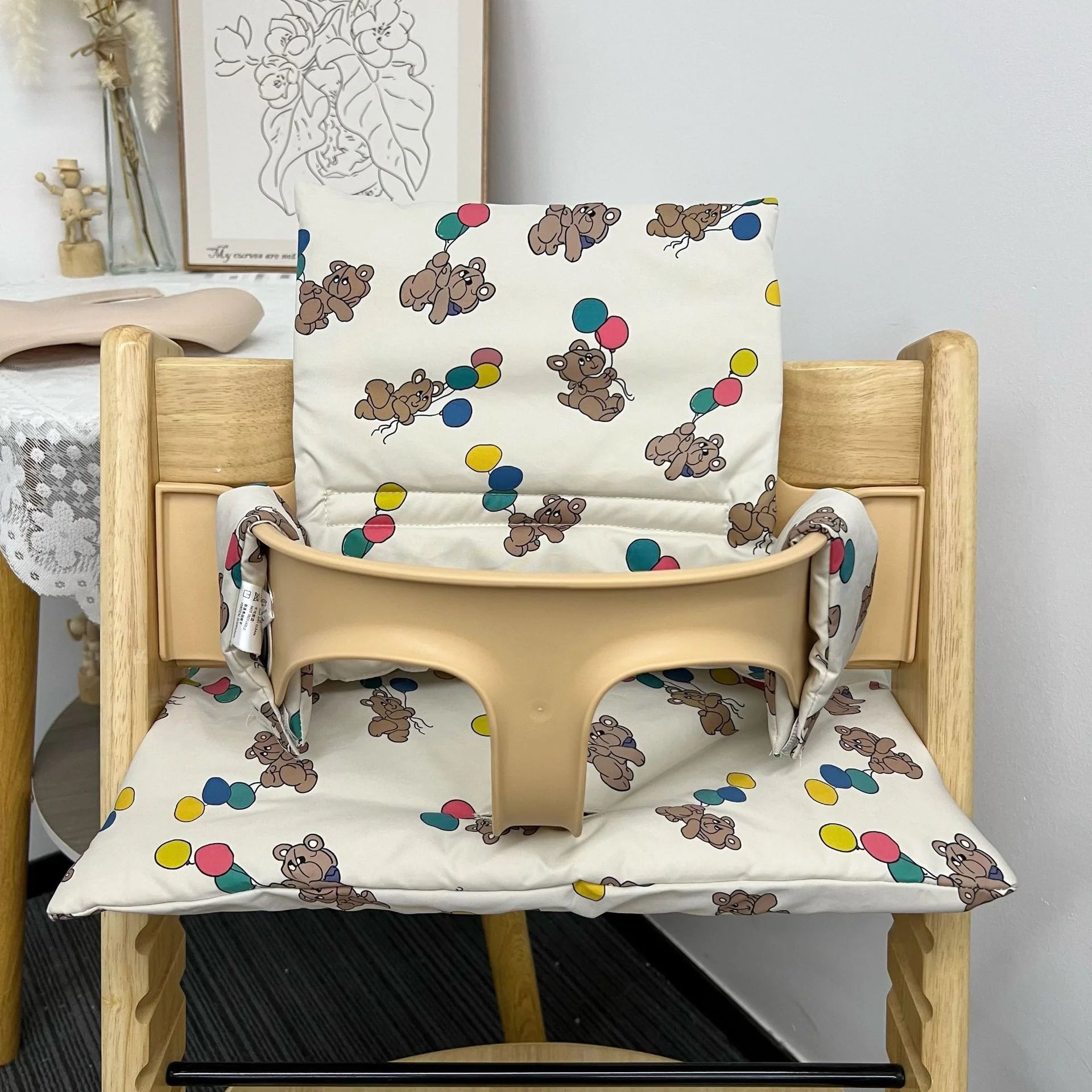 Hot Selling  Baby Back Cushion Seat Cushion Baby Eating Anti-slip Chair Stokke Tripp Trapp Cushion High Chair Seat Pad