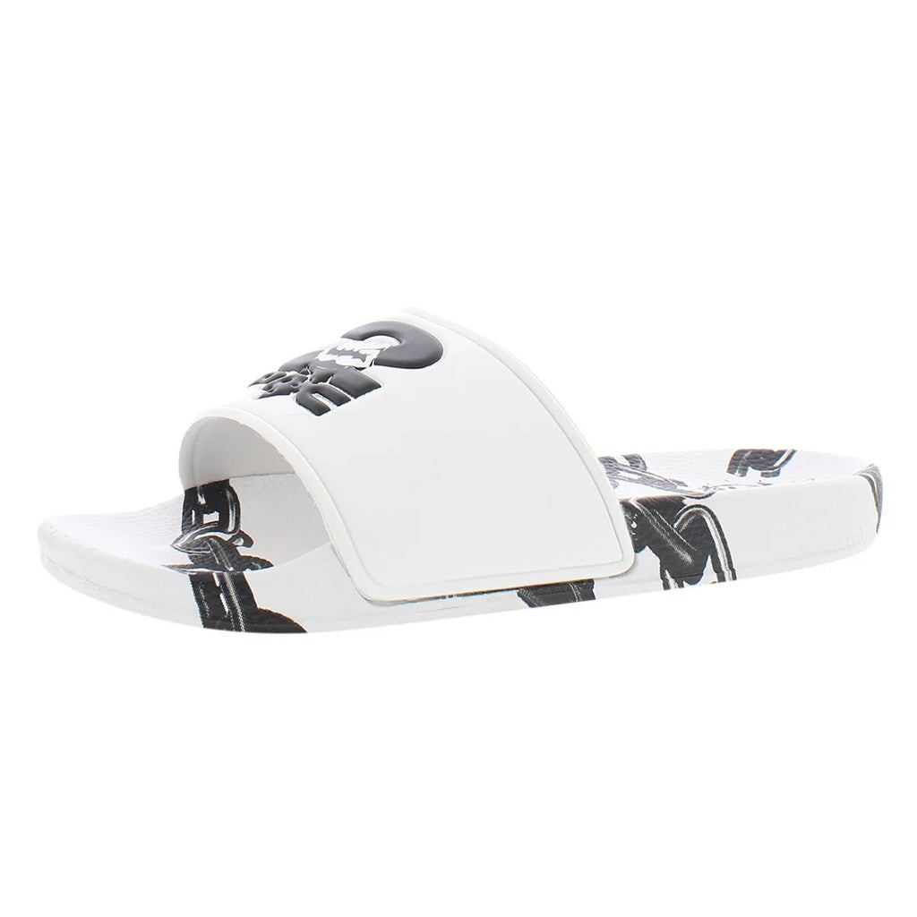Cross Colours 2Pac Chain Slide Mens Shoes Color: White | 100% Authentic