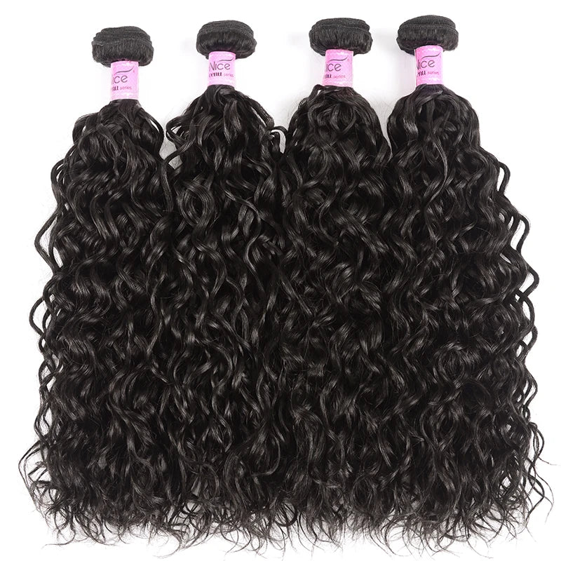 UNICE Hair Water Wave Human Hair Bundles 1/3/4 PCS Deal 100Grams Per Bundle