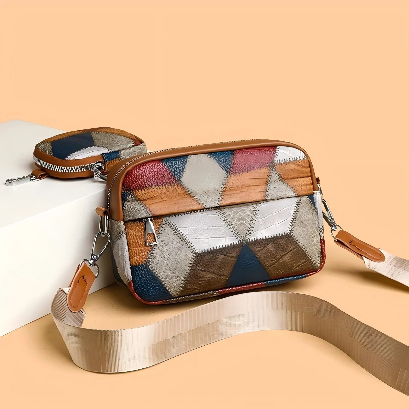 Factory Wholesale Ladies Geometric Patterns Fashionable Girls Bags Single-shoulder Bags for Women