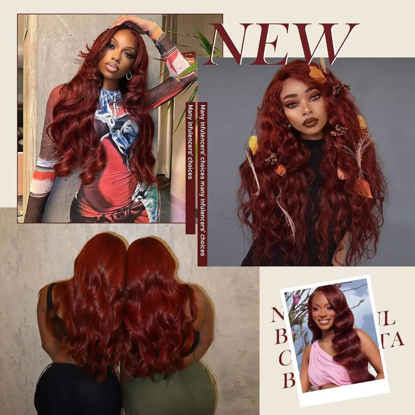 34 Inch Reddish Brown Body Wave HD Lace Front Human Hair Wig PrePlucked 13x4 Colored Human Hair Glueless Lace Frontal Wigs