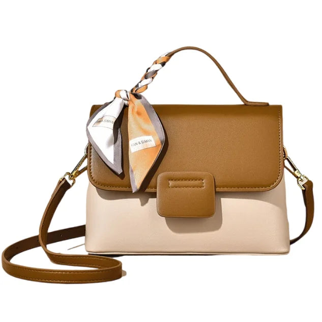 New Ladies Handbags Luxury Pu Leather Hand Bags Fashion Trending Design Solid Color Handbags