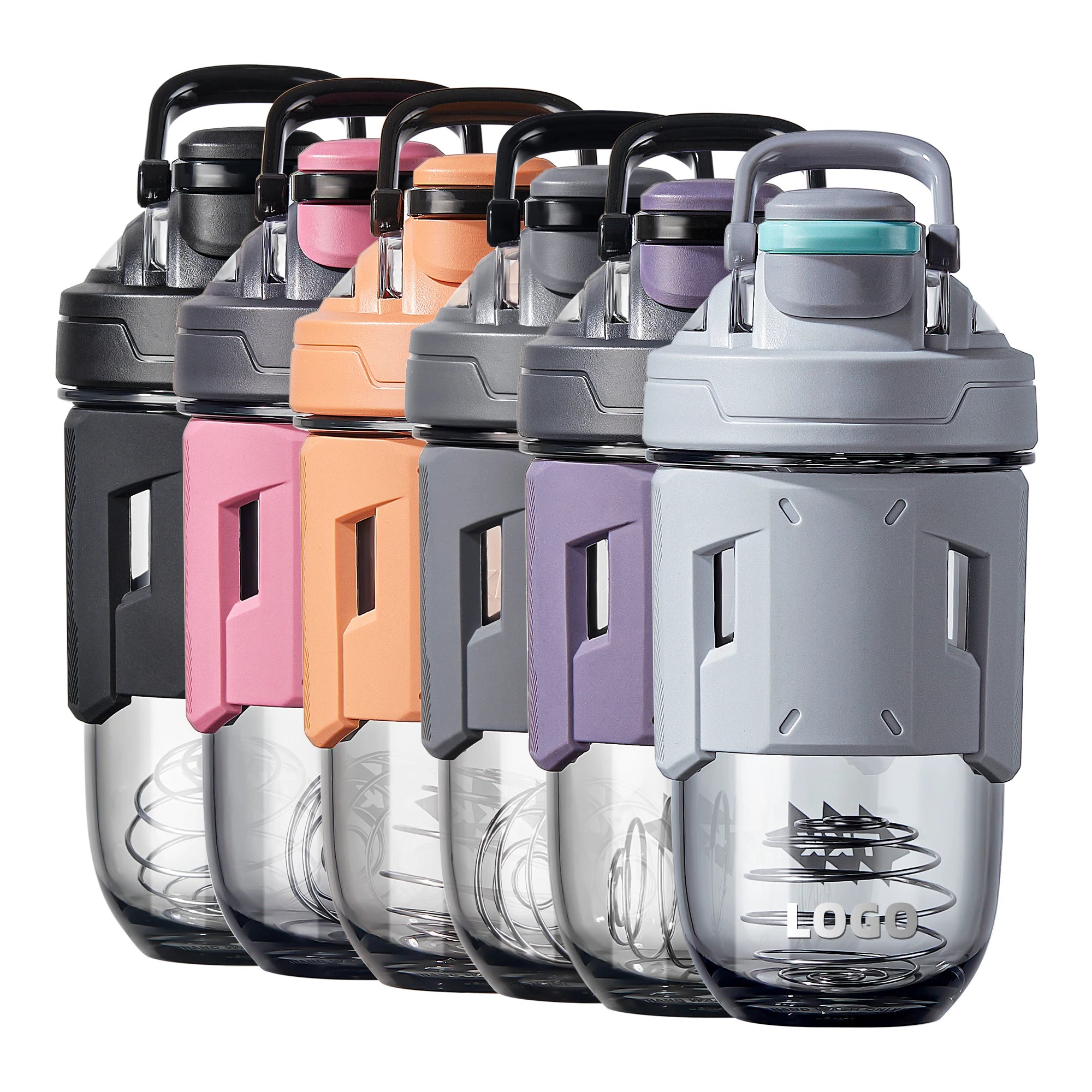 Large 700ml Tritan Gym for Shaker Water Bottle with Ball for Safe Material Hiking Travel Directly Boiling Water Applicable