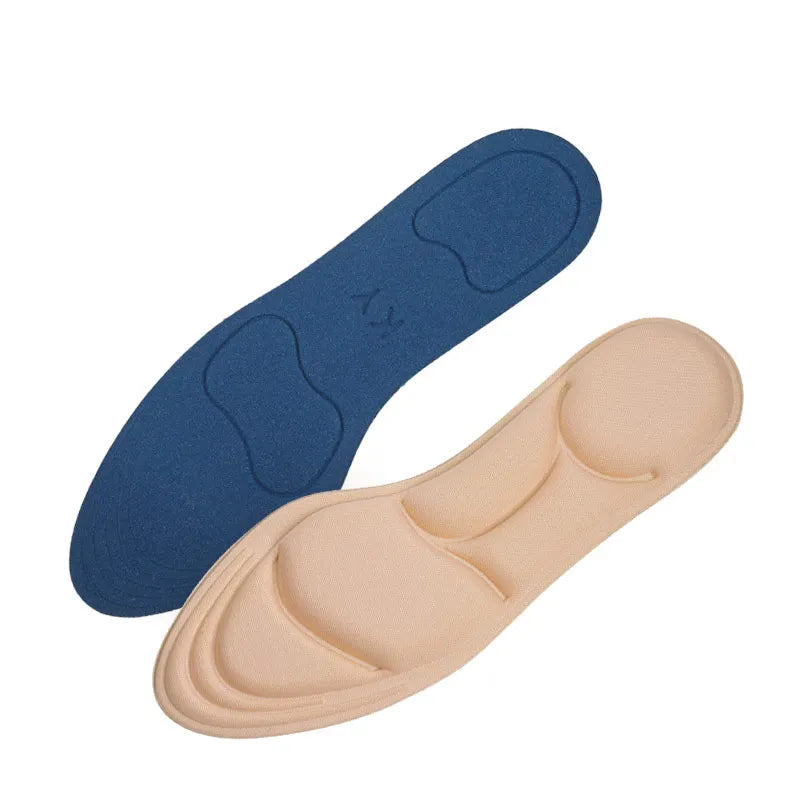 Shoe Insoles Arch Support Insoles Breathable 5D Sponge Barefoot Comfort Insoles and High Heel Inserts