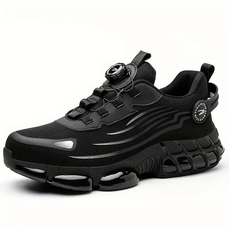 New Work Safety Shoes 36-48 Size for Women Men Mens Steel Toe Sneakers Waterproof Lightweight Breathable Antiskid Boots Men Work