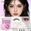 Saft Magnetic Eyelash Kit Hypoallergenic & Waterproof Vegan Magnetic Lashes with Eyeliner Reusable Easy to Apply for Beginners
