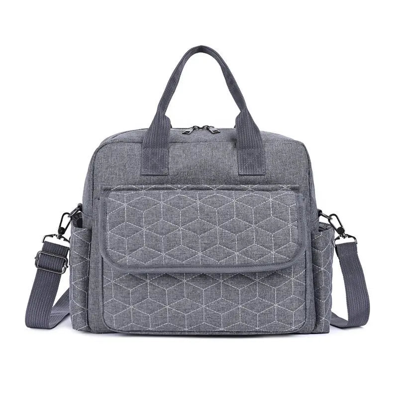 Leisure Multi-function Oxford Waterproof Mommy Bag Large Capacity Diaper Bag OEM Customized Organizer Logo Style