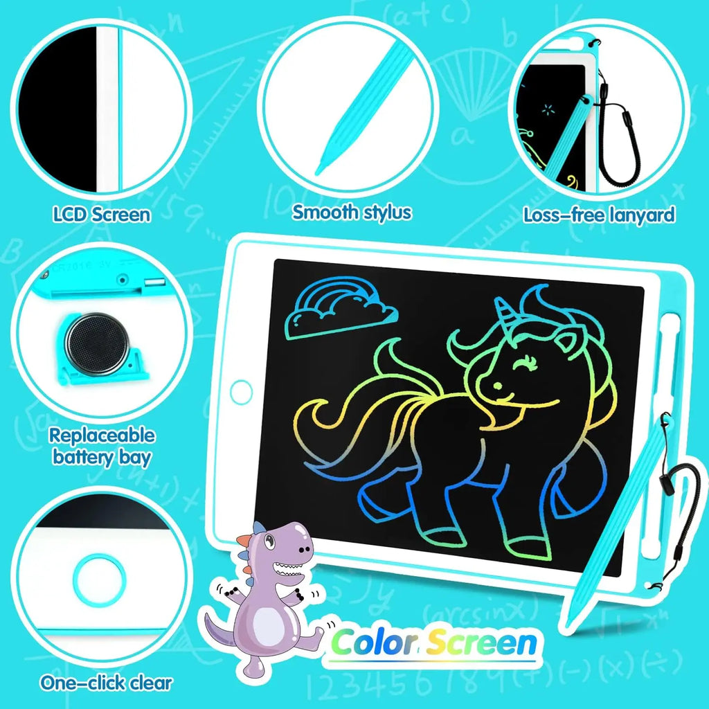 Colorful Screen Electronic Magic Board Magic Board Digital Slate for Children Lcd Writing Tablet 8.5/10/12