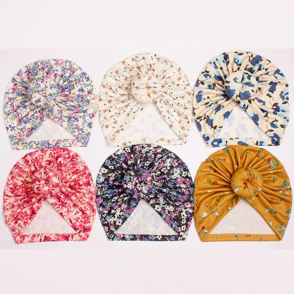 Ins European and American Summer New Baby Hat Children's Thread Printed Donut Door Hat Baby Hat
