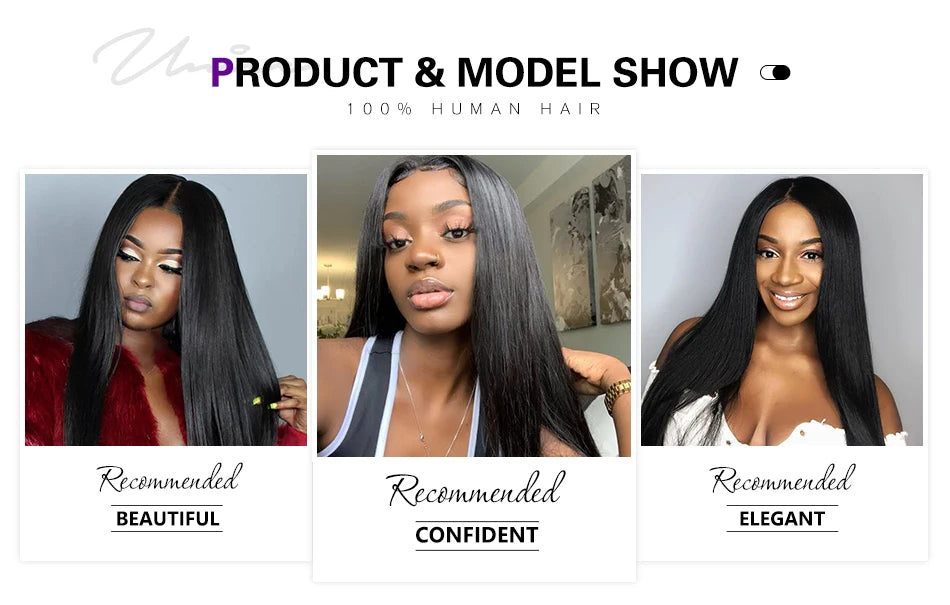Unice hair Free Shipping Peruvian Virgin Hair With Closure 3 Bundles Peruvian Straight Hair Wefts 12A Grade Peruvian Middle Part