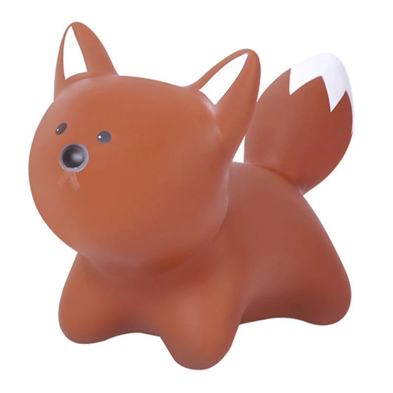 Jumping Toy Horse Jump Fox Bouncy Horse Toys Ride on Toy Animal Hopper Custom PVC Inflatable Toy Outdoor Toys for Kids Wholesale