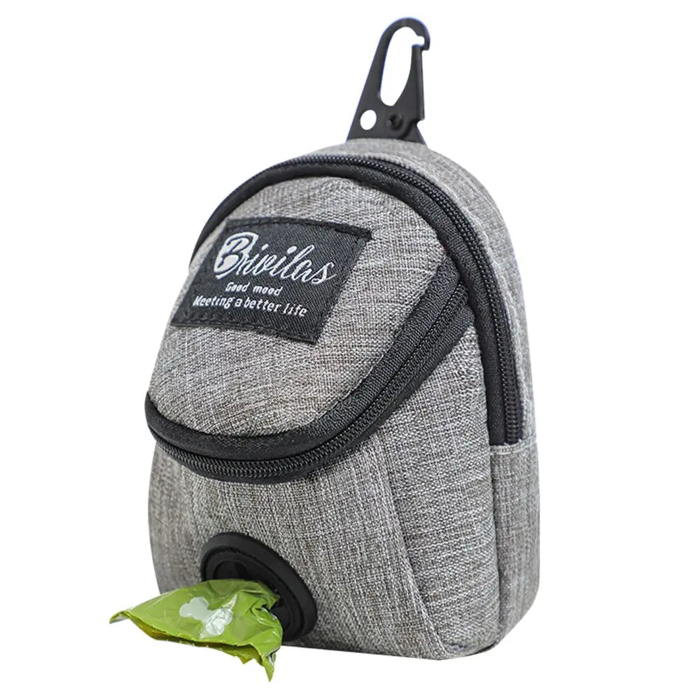 Pet Poop Bags Dispenser Dog Treat Pouch Portable Dog Training Bag Outdoor Travel Dog Poop Bag Durable Pet Accessories