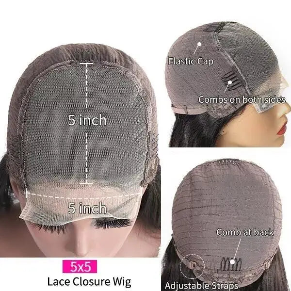 Wholesale 180% Density Kinky Curly Human Hair Wig Cheap Brazilian Human Hair 5x5 HD Transparent Lace Front Wigs for Black Women
