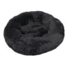 Hot Seller Soft Donut Round Pet Bed Cat Dog Cushion Fluffy Long Plush Waterproof Calming Dog Bed