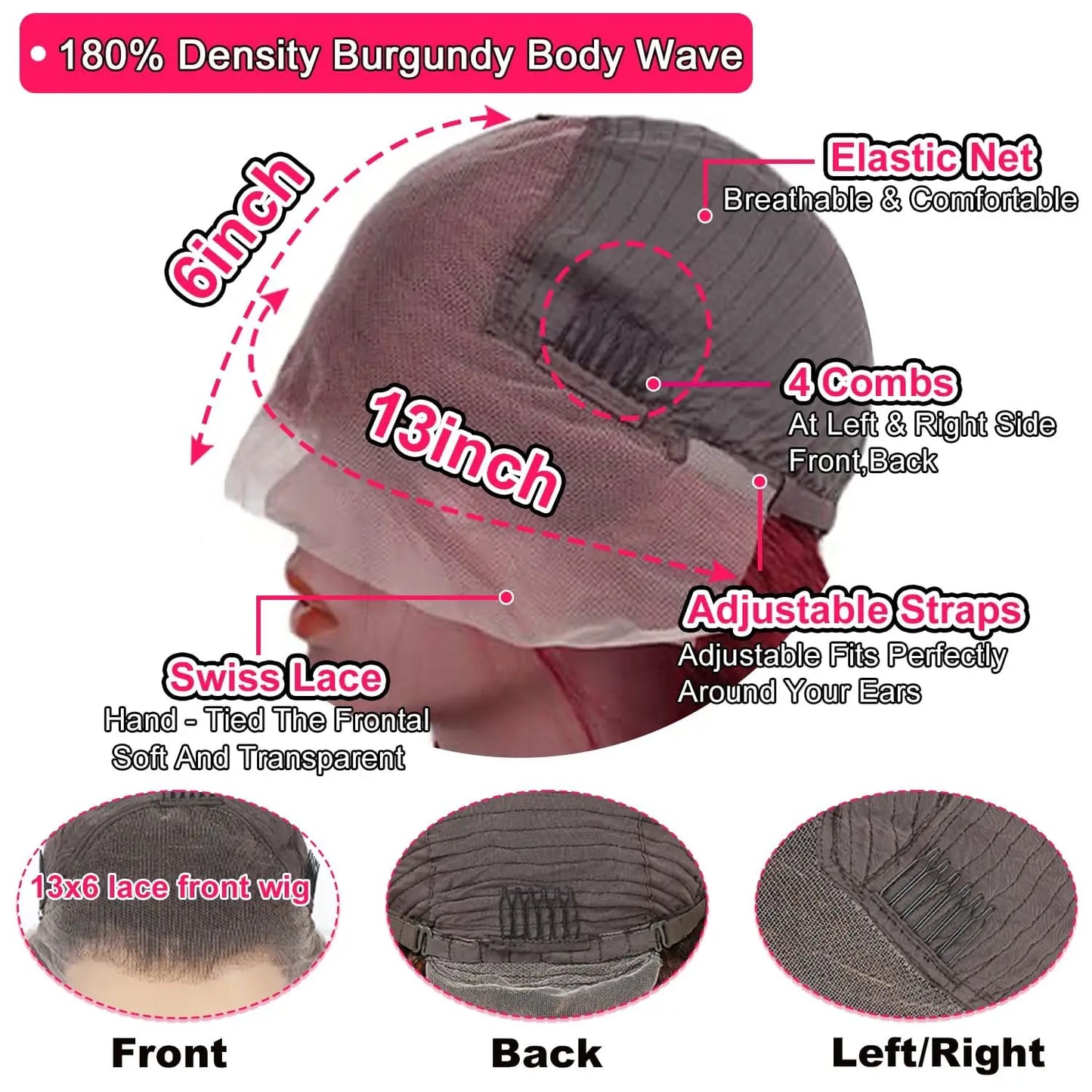 Highlight P/427 Ombre Human Hair Wig 13x6 Hd Lace Frontal Wigs Deep Wave Curly Lace Front Wig Pre Plucked With Baby Hair
