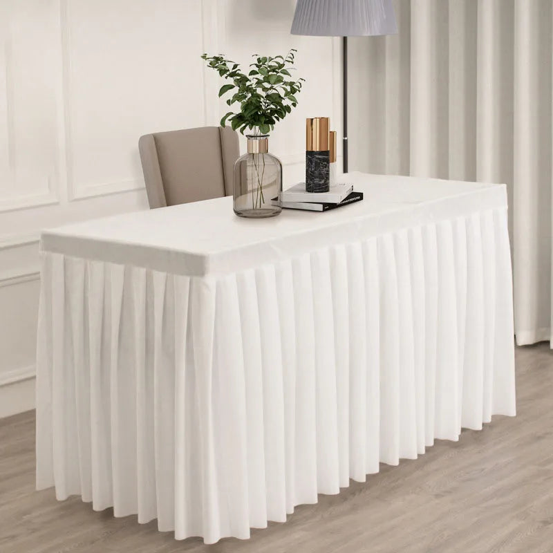 Mantel De Terciopelo Conference Decor 100% Polyester Custom Size Welcome Plain Color Solid Design Velvet Tablecover Table Cloth