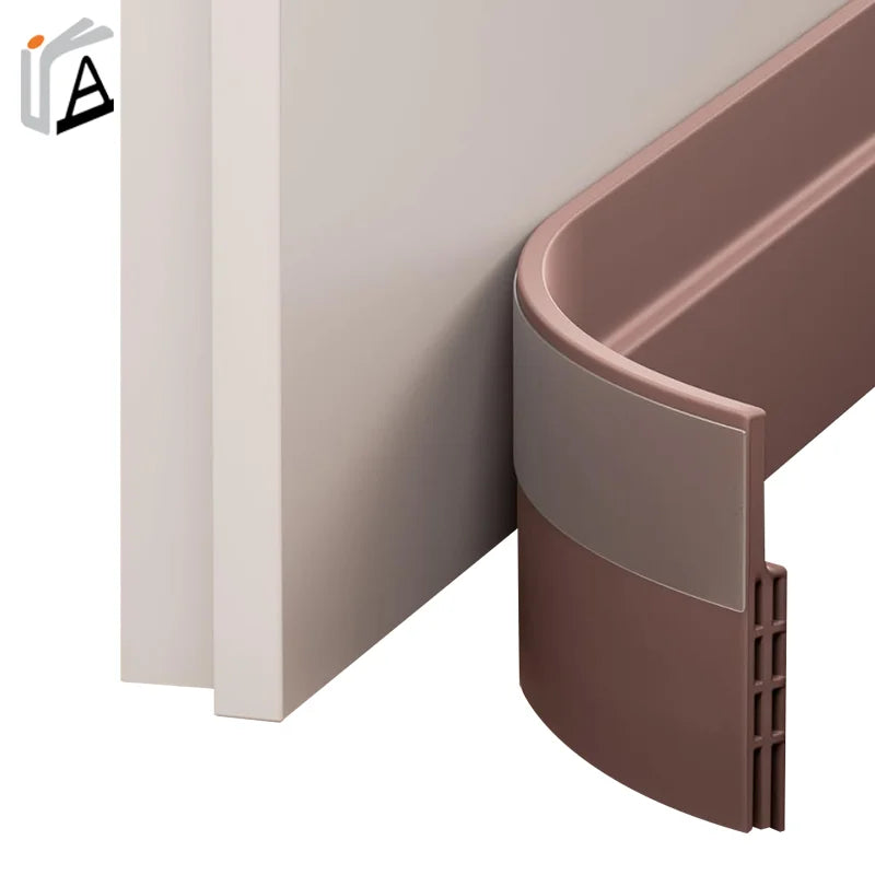 Weatherproof Soundproof Door Draft Stopper Rubber Seal Sweeps and Dust Stripping for Bottom Door