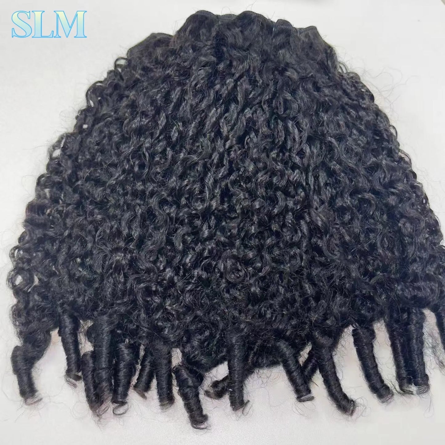 USA Local Shipping Burmese Curly Raw Human Hair Extensions Wholesale Vietnamese Hair Vendor Double Weft Hair Bundles