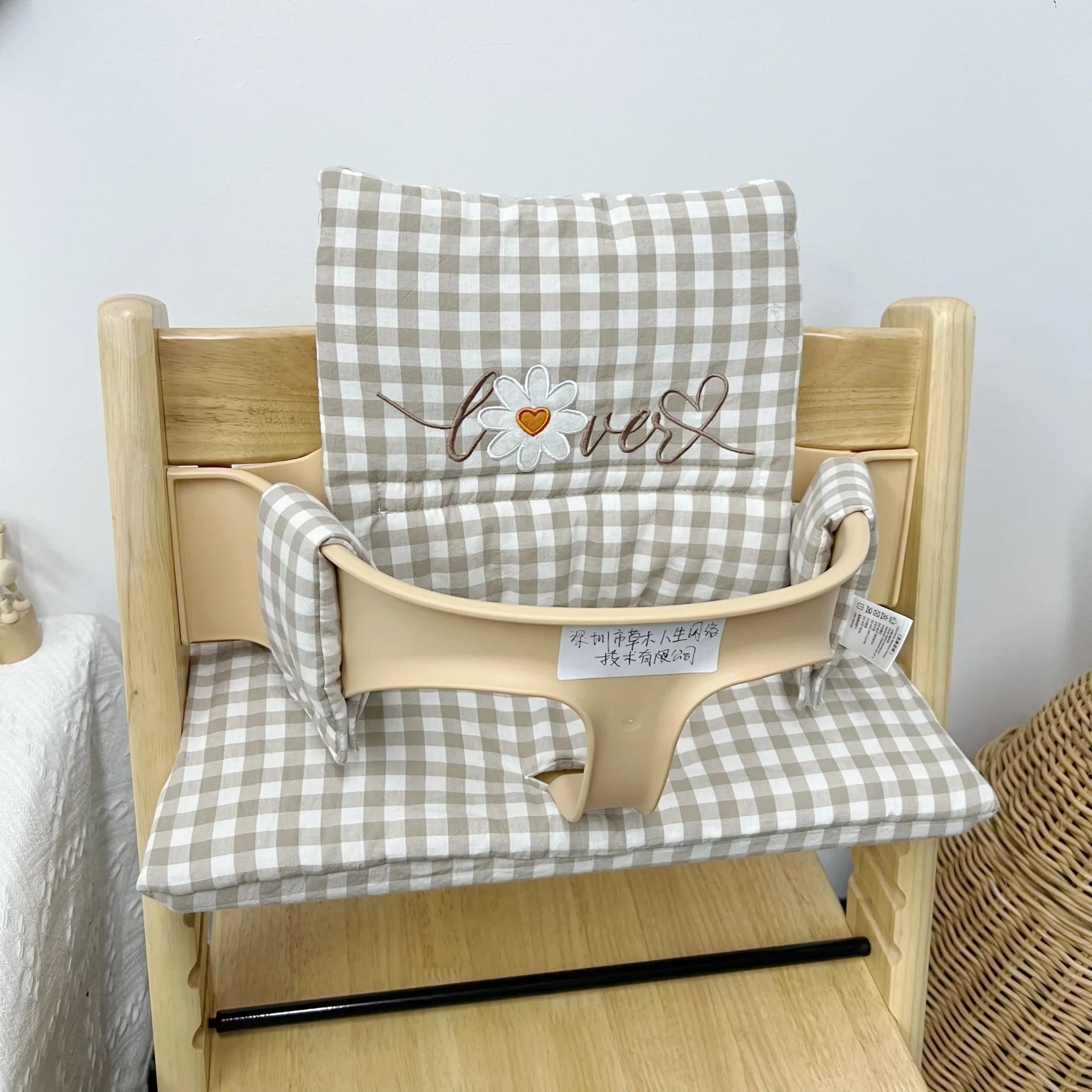 Hot Selling  Baby Back Cushion Seat Cushion Baby Eating Anti-slip Chair Stokke Tripp Trapp Cushion High Chair Seat Pad