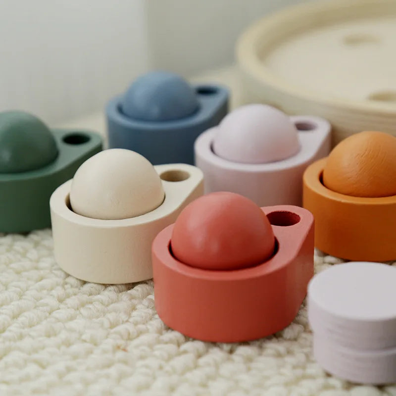 Montessori Toys Educational Wooden Kids Toys Math Teaching Aids Color Classification Math Toys Best Gifts for Children