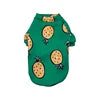 2022 Hot Sale Designer Printed Luxury Pet Dog Hoodies Jackets Wholesale Custom Fashionable Clothing Made From Cotton and Nylon