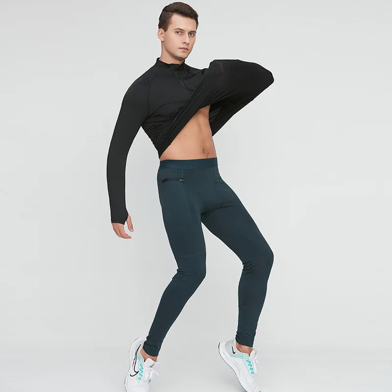 Wholesale Custom Logo Breathable Long Sleeve Men's Gym T-Shirt Active Wear Jogging Sports T-Shirt Soft Elastic Fitness T-Shirt