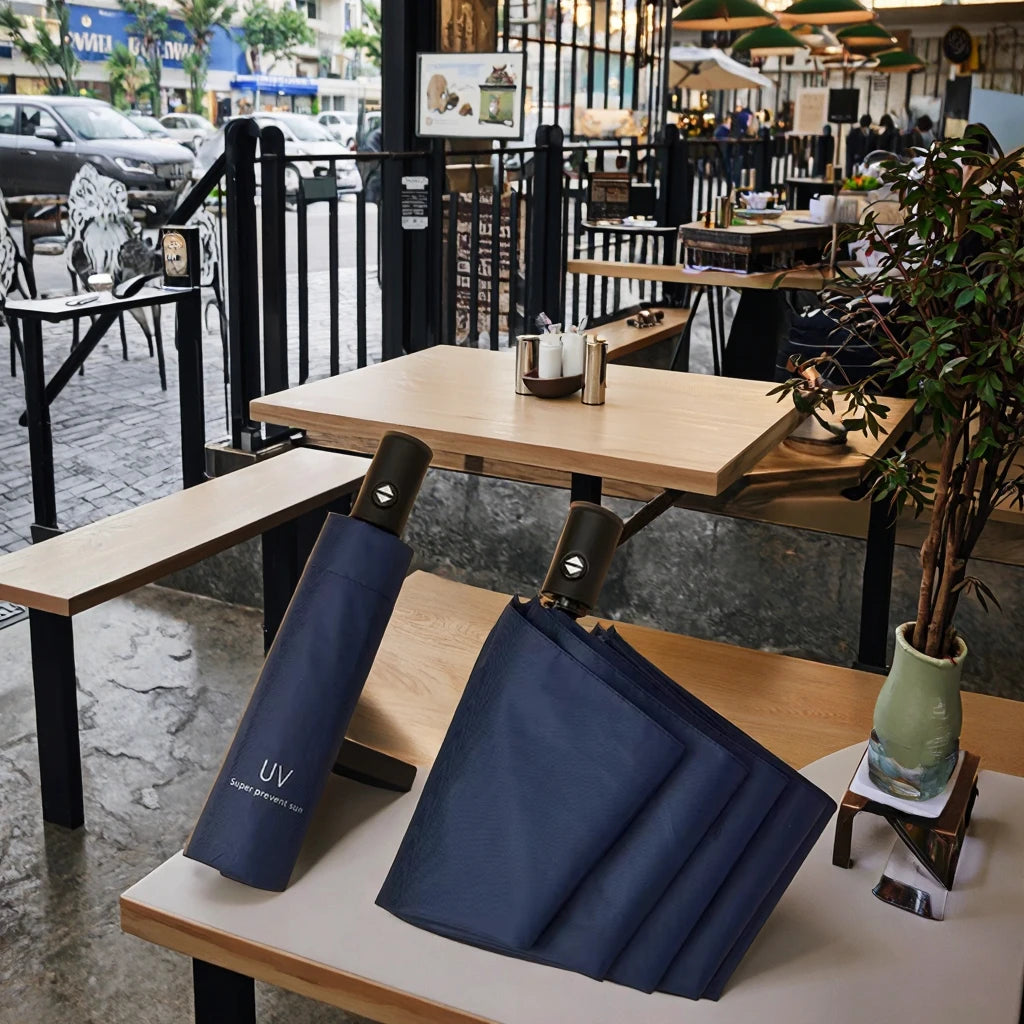 Customizable Logo, Travel, Fully Automatic Folding, Rain and Rain Umbrella Design, Modern Style Wholesale