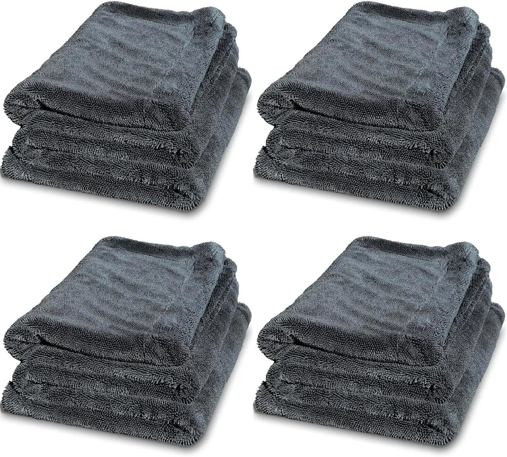 60*90cm 1200 GSM Edgeless Microfiber Car Drying Towel Excellent Water Take Ability Large