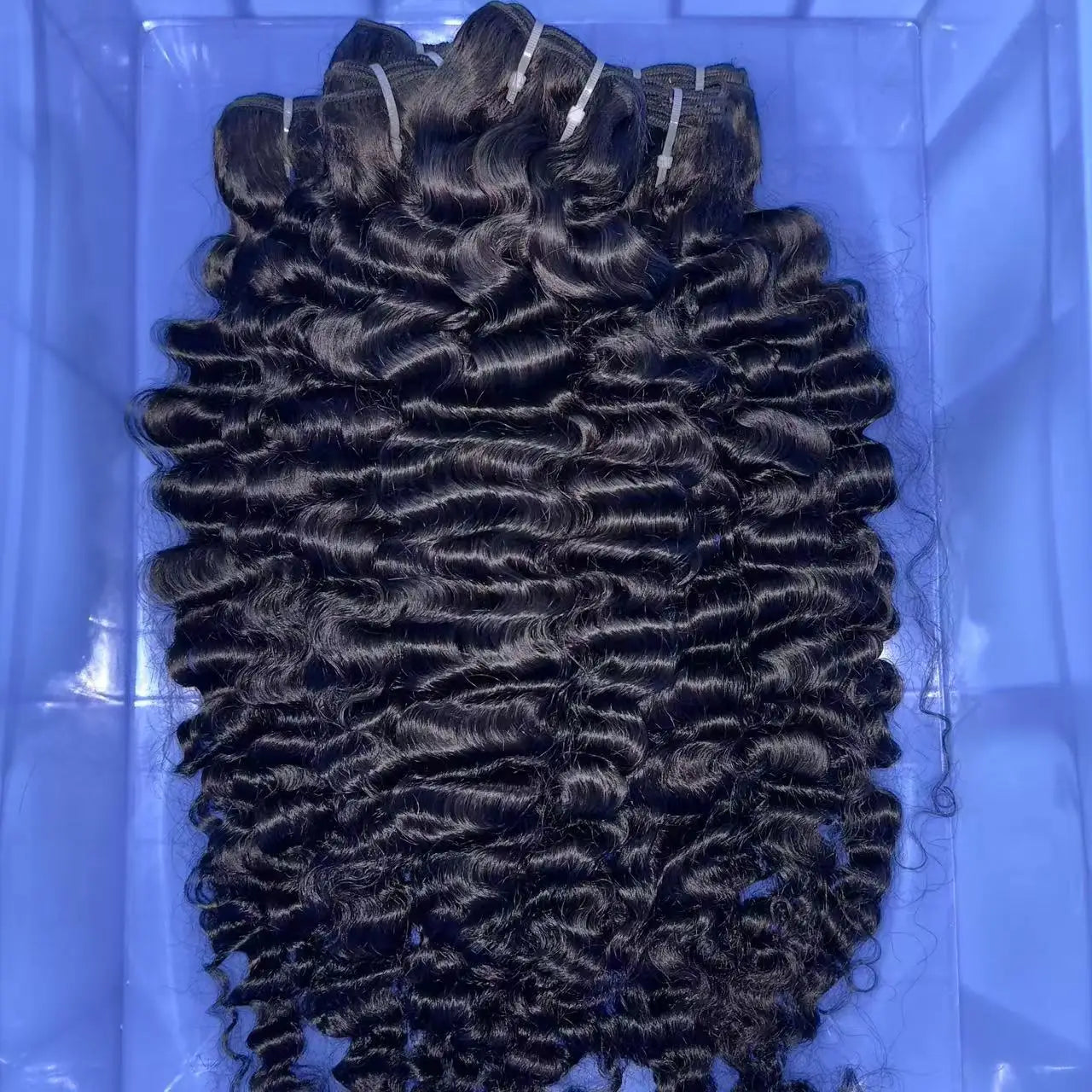 Wholesale Raw Human Hair Vendors Cuticle Aligned Natural Wave Hair Bundles One Donor Burmese Curly Hair for Women