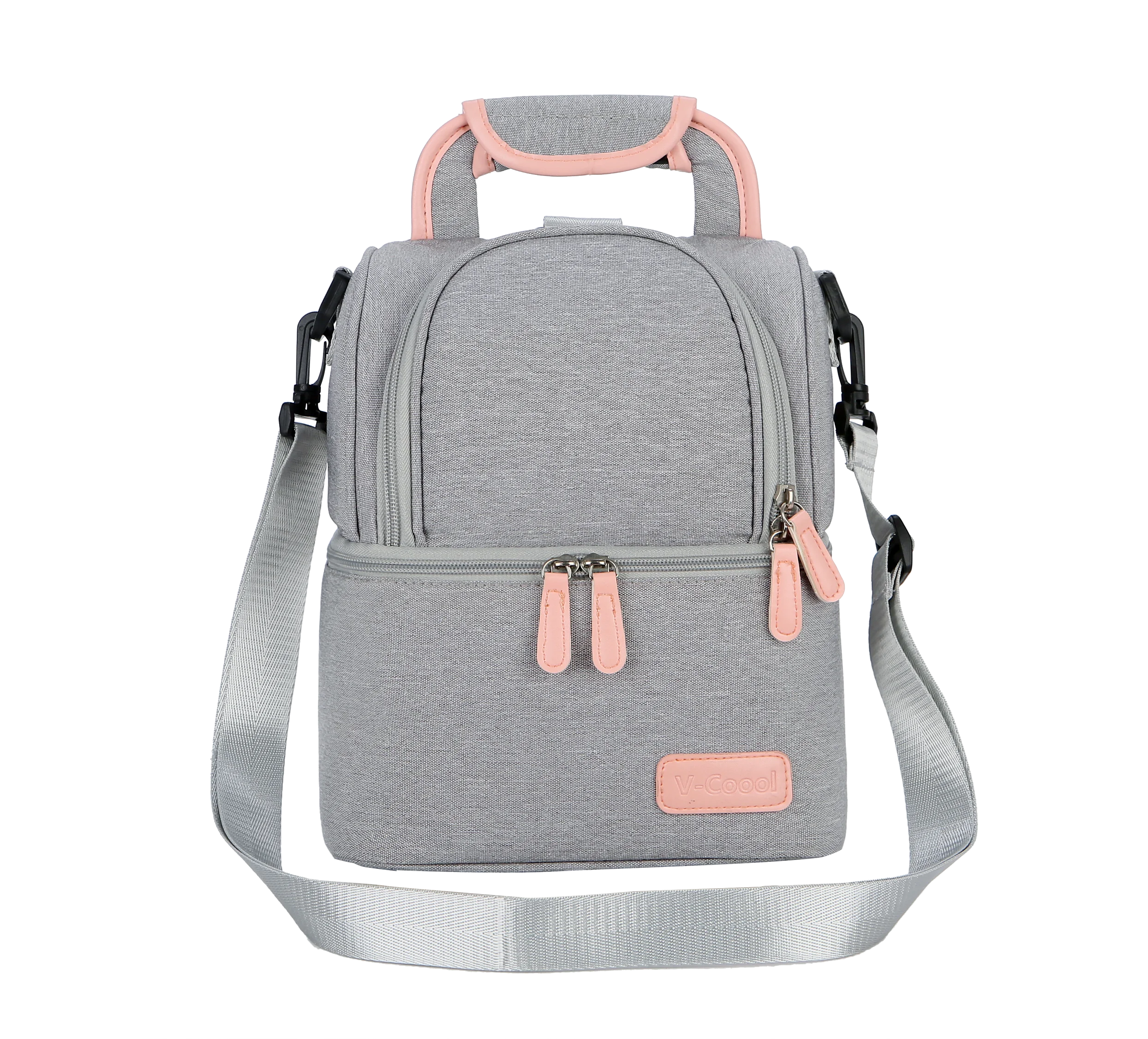 V-Coool Breast Milk Baby Bottle Cooler Bag/Mommy Travel Backpack/Portable Thermal Insulated Lunch Box for Women Men