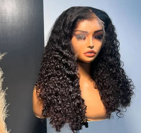 Burmese Curly Hair Wig Raw Vietnamese Virgin Human Hair HD Lace Frontal Pre Plucked Glueless Wig Jerry Curly Human Hair Vendor