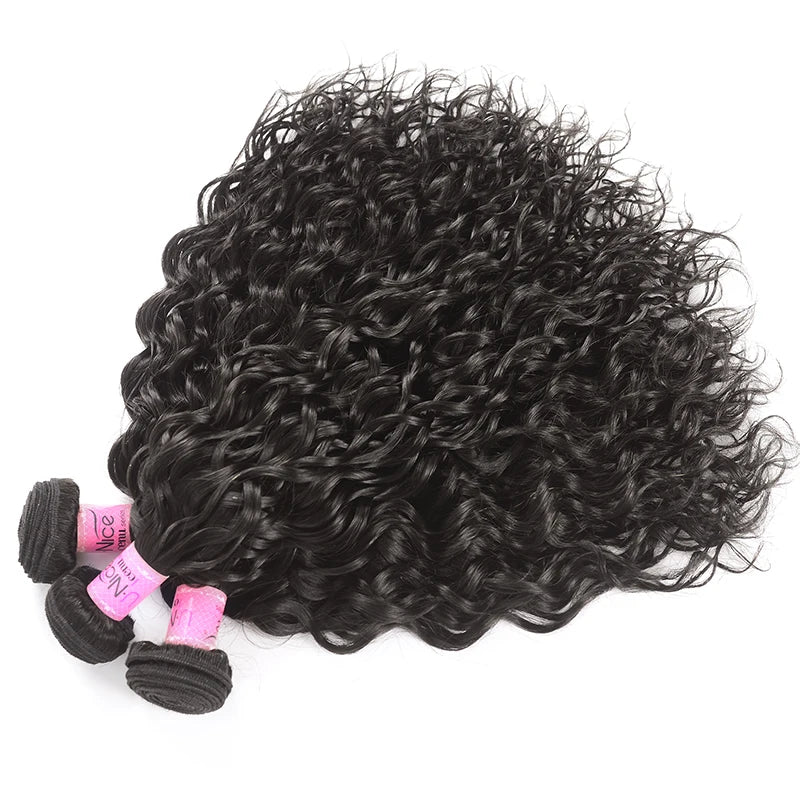 UNICE Hair Water Wave Human Hair Bundles 1/3/4 PCS Deal 100Grams Per Bundle