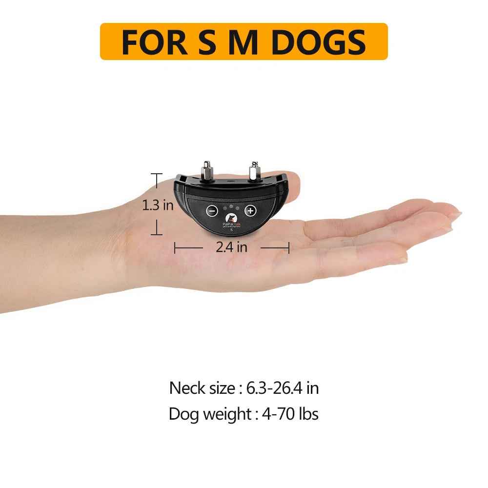 Pet Accessories Rechargeable Vibration Stop Bark Collar Smart Automatic Anti Barking Dog Collar
