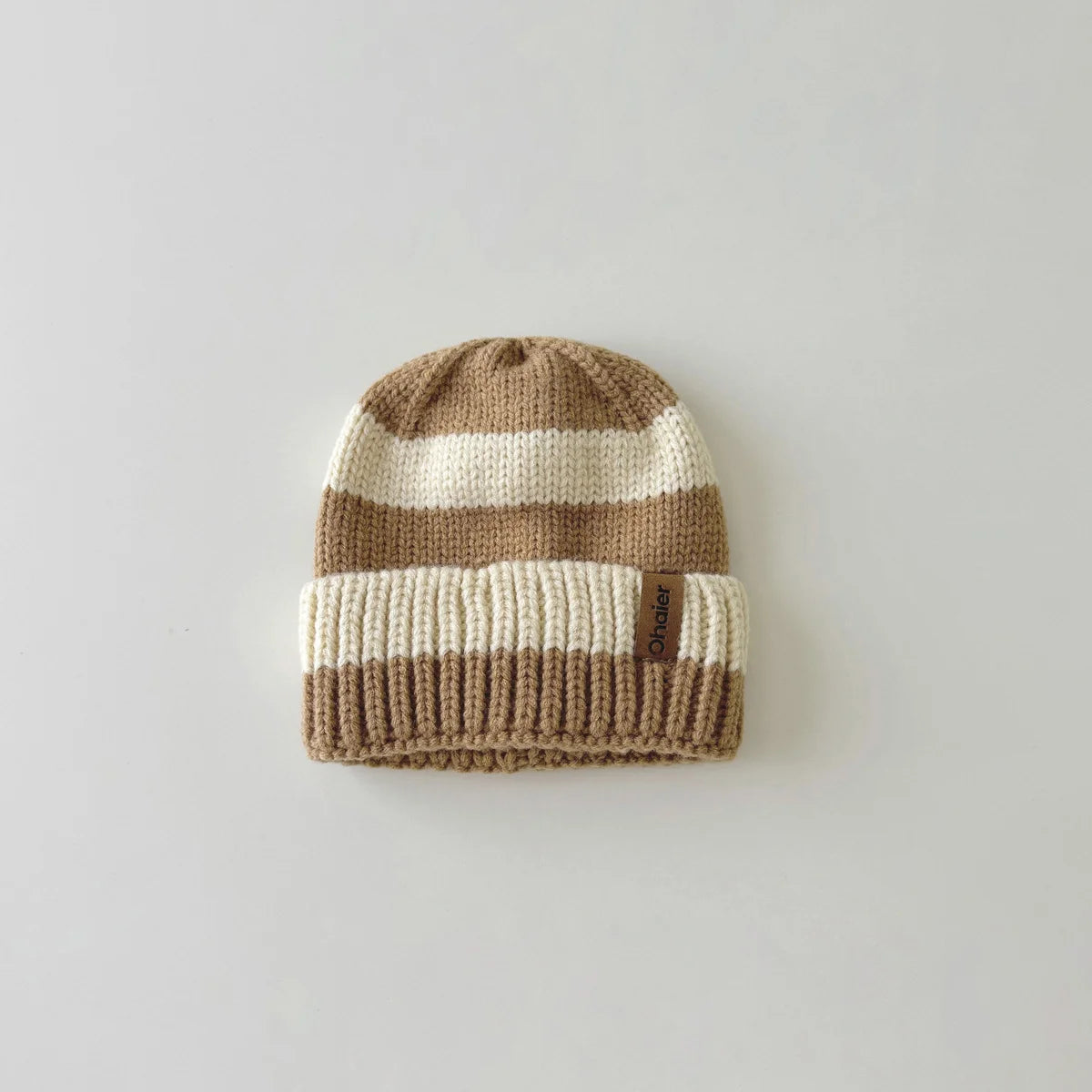2024 High Quality Warm Baby Kids Toddler Boy Autumn Winter Stripe Baby Knitted Hats Kids Girls Boys Beanies Hat for Kids