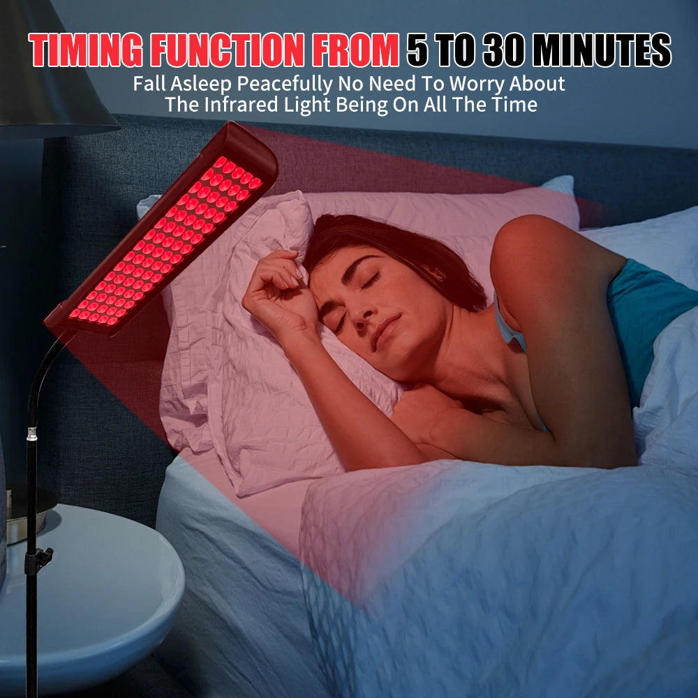 Red Light Therapy for Body Infrared Light Panel Red Light Lamp with Stand 660nm 850nm LED Red Light Therapy Device at Home