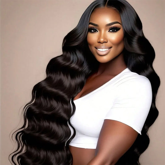 Wholesale 13x6 HD Lace Frontal Glueless Extensions Long Straight Body Wave Black Women's Wear Go Hair Wigs Made Raw Deep Wave